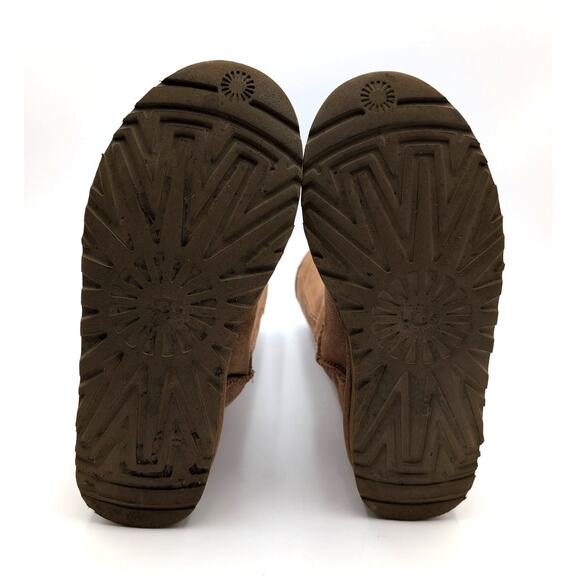UGG Classic Tall Suede Sheepskin Winter Boots Women's Chestnut Size US6 EU37 - Picture 7 of 16